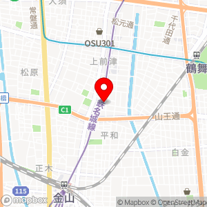 名鉄協商パーキング 大井町の地図