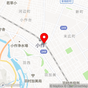 小作駅第二の地図