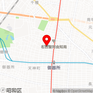 名鉄協商パーキング 北山町の地図