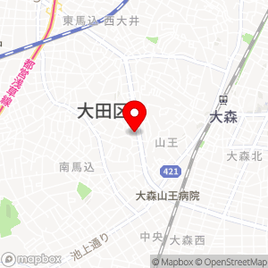 セブン-イレブン 南馬込店の地図