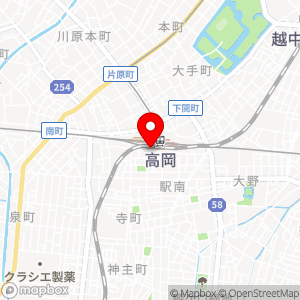 名鉄協商パーキング 高岡駅前の地図