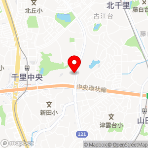 ＵＲ新千里東町団地駐車場の地図