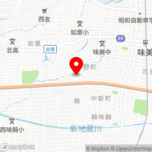 ザ・ビッグ エクスプレス楠店の地図