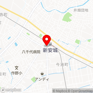 ローソン 新安城駅前店の地図