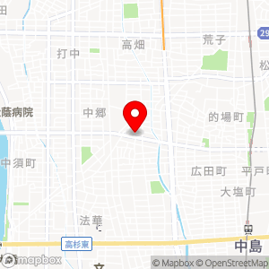 ラッキーパーキング 中郷4丁目の地図