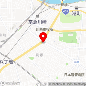 ファミリーマート 川崎貝塚一丁目店の地図