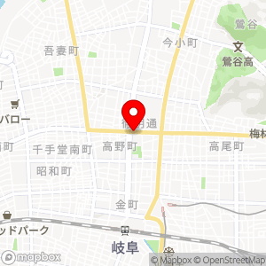 名鉄協商パーキング 岐阜金公園の地図