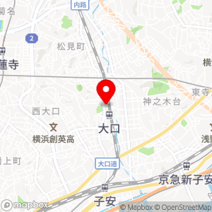 セブン-イレブン 横浜大口駅前店の地図