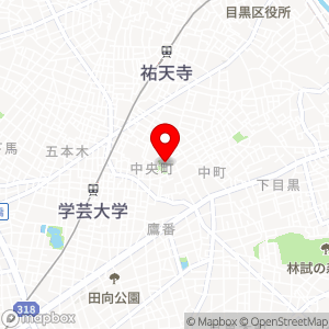 名鉄協商パーキング 目黒中央町2丁目の地図