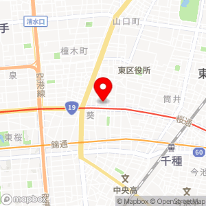 名鉄協商パーキング 代官町第8の地図