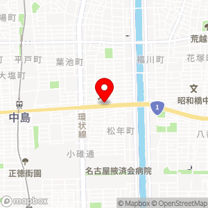 名鉄協商パーキング 昭和橋通の地図