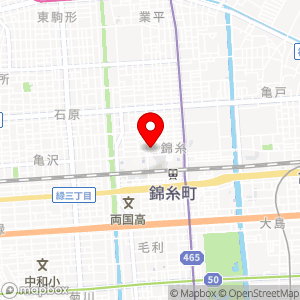 スパ&カプセルイン リアルサウナ錦糸町の地図