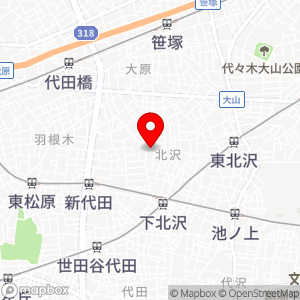 コインパーク 北沢3丁目の地図