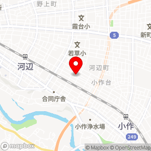 オザム 河辺店の地図
