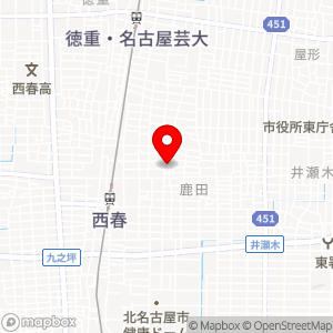 セブン-イレブン 北名古屋鹿田店の地図