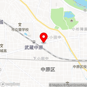 コインパーク 上小田中6丁目の地図