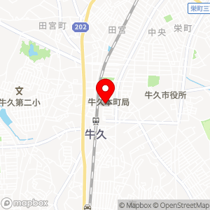 ザ・パーク 牛久第一の地図
