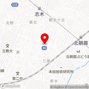 タイムズ 朝霞三原の地図