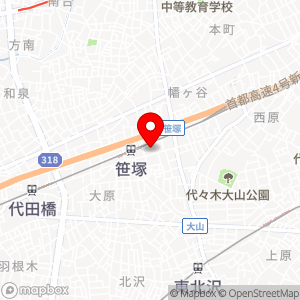 クイーンズ伊勢丹 笹塚店の地図