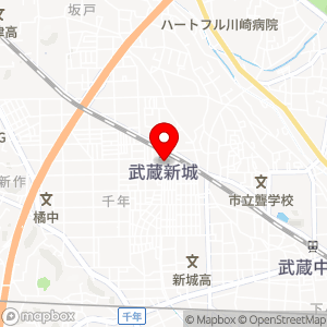 ローソン LTF新城店の地図