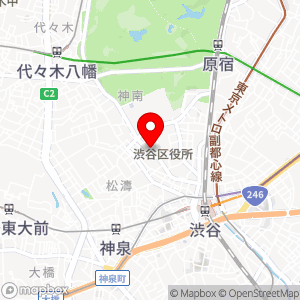 アローパーキング宇田川町の地図