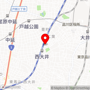 三井のリパーク 西大井駅前の地図