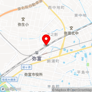 名鉄協商パーキング 弥富の地図