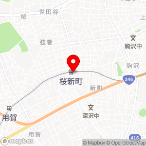 セブン-イレブン 世田谷桜新町駅前店の地図