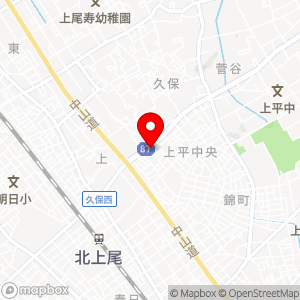 セブン-イレブン 上尾西門前店の地図
