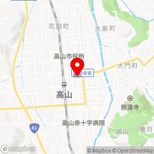 名鉄協商パーキング 高山天満町の地図