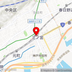 セブン-イレブン アントレマルシェ三ノ宮店の地図