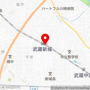 ニュー・クイック 武蔵新城駅ビル店の地図