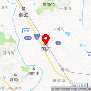名鉄協商パーキング 国府の地図