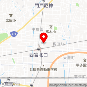 タイムズ アクタ西宮（西宮市立北口）の地図