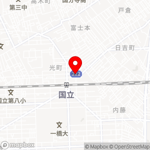 ファミリーマート 国立北一丁目店の地図