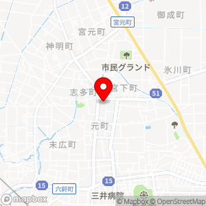 川越喜多町駐車場の地図