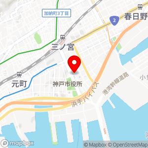 パークネット 神戸市役所前の地図