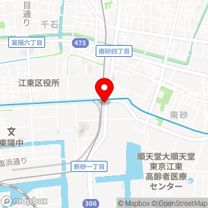 ローソン 南砂日曹橋店の地図