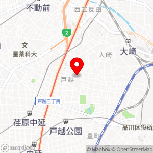 三井のリパーク 戸越1丁目第2の地図