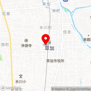 ファミリーマート 草加氷川町店の地図