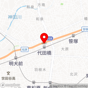 京王ストア 代田橋店の地図
