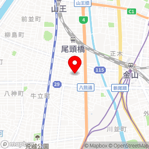 FK八熊2丁目1601駐車場の地図