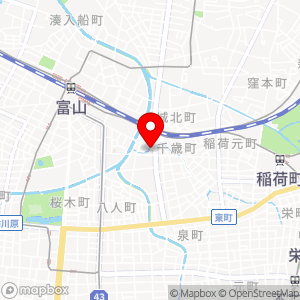 名鉄協商パーキング 富山千歳町の地図