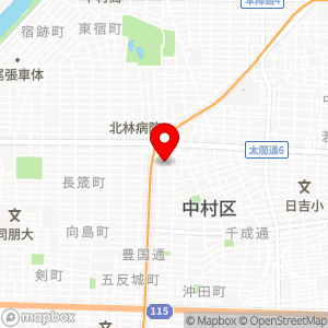 三井のリパーク 中村公園駅前の地図