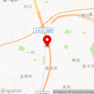 名鉄協商パーキング 名東郵便局北の地図