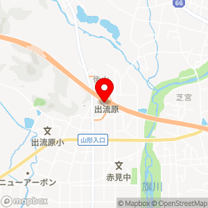 出流原ＰＡ(西行き)の地図