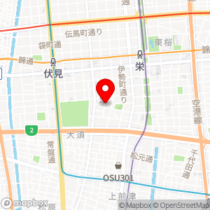 いずみパーキング 栄3丁目第2の地図