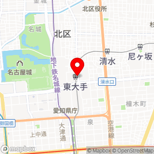 名鉄協商パーキング 東大手駅前第2の地図