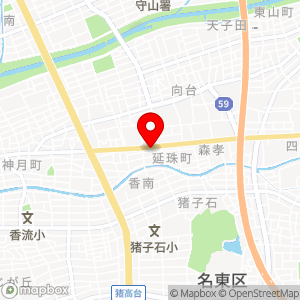 ファミリーマート 名東延珠町店の地図