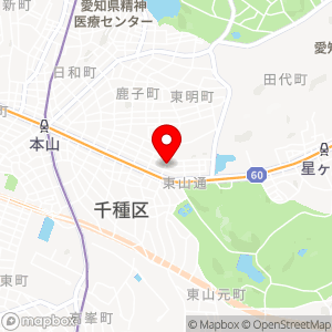 名鉄協商パーキング 東山公園北第4の地図